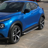 Running Boards suitable for Nissan Juke from 2019 Hitit chrome with T&Uuml;V