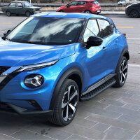 Trittbretter passend f&uuml;r Nissan Juke ab Bj. 2019 Hitit Schwarz mit ABE