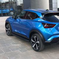 Trittbretter passend f&uuml;r Nissan Juke ab Bj. 2019 Hitit Schwarz mit ABE