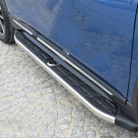 Trittbretter passend f&uuml;r Opel Crossland X ab Bj. 2017 Dakar Chrom mit ABE