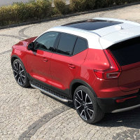Running Boards suitable for Volvo XC40 from 2017 Hitit chrome with T&Uuml;V