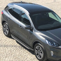 Trittbretter passend f&uuml;r Ford Kuga ab Bj. 2020 Hitit Schwarz mit ABE