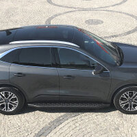 Trittbretter passend f&uuml;r Ford Kuga ab Bj. 2020 Hitit Schwarz mit ABE