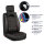 Sitzbez&uuml;ge passend f&uuml;r Honda Civic ab Bj. 2001 in Schwarz/Beige 2er Set Karomix