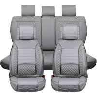 Seat covers suitable for Jaguar E-Pace from year of construction 2017 in color Grey