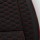 Front seat covers suitable for Mercedes A-Klass from year of construction 2004 in color Black/Red Set of 2 Honeycomb design