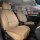 Sitzbez&uuml;ge passend f&uuml;r Peugeot 108 ab Bj. 2014 in Beige 2er Set Wabendesign