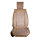 Front seat covers suitable for Peugeot 108 from year of construction 2014 in color Beige Set of 2 Honeycomb design