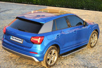 Running Boards suitable for Audi Q2 from 2016 Hitit chrome with T&Uuml;V