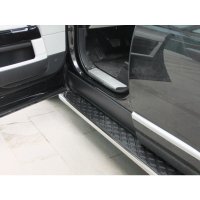 Running Boards suitable for Citroen Crosser from 2008-2013 Hitit chrome with T&Uuml;V