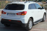 Running Boards suitable for Mitsubishi ASX 2010-2019 Hitit chrome with T&Uuml;V