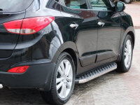 Trittbretter passend f&uuml;r Hyundai ix35 2010-2015 Hitit Chrom mit T&Uuml;V