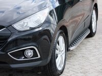 Trittbretter passend f&uuml;r Hyundai ix35 2010-2015 Hitit Chrom mit T&Uuml;V