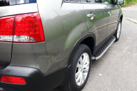Running Boards suitable for Kia Sorento 2009-2012 Hitit chrome with T&Uuml;V