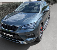 Running Boards suitable for Seat Ateca from 2016 Hitit black with T&Uuml;V