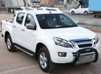 Trittbretter passend f&uuml;r Isuzu D-Max Bj. 2012-2019 Hitit Chrom mit T&Uuml;V
