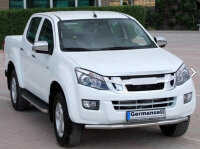 Trittbretter passend f&uuml;r Isuzu D-Max Bj. 2012-2019 Hitit Chrom mit T&Uuml;V