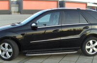 Running Boards suitable for Mercedes Benz GLK 2008-2015 Hitit chrome with T&Uuml;V