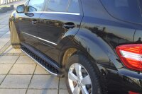 Running Boards suitable for Mercedes Benz GLK 2008-2015 Hitit chrome with T&Uuml;V