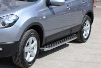 Running Boards suitable for Nissan Qashqai +2 2008-2013 Hitit chrome with T&Uuml;V