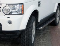 Trittbretter passend f&uuml;r Land Rover Discovery 4 2009-2017 Hitit Chrom mit T&Uuml;V