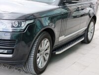 Running Boards suitable for Range Rover Vogue from 2013 Hitit chrome with T&Uuml;V