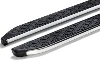 Running Boards suitable for Suzuki SX 4 2006-2014 Hitit chrome with T&Uuml;V