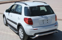 Running Boards suitable for Suzuki SX 4 2006-2014 Hitit chrome with T&Uuml;V