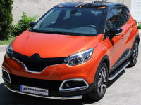 Running Boards suitable for Renault Captur from 2013-2019 Hitit chrome with T&Uuml;V