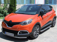 Trittbretter passend f&uuml;r Renault Captur ab 2013-2019 Hitit Chrom mit T&Uuml;V