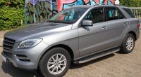 Running Boards suitable for Mercedes Benz ML W166 2011-2015 Hitit chrome with T&Uuml;V