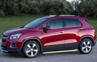 Running Boards suitable for Chevrolet Trax from 2013-2016 Hitit chrome with T&Uuml;V