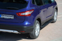 Running Boards suitable for Nissan Qashqai  2014-2021 Ares black with T&Uuml;V