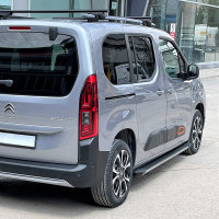 Running Boards suitable for Peugeot Rifter L1 from 2018 Truva with T&Uuml;V