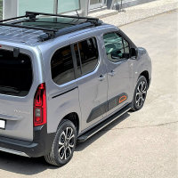 Running Boards suitable for Opel Combo Life L1 from 2018 Truva with T&Uuml;V