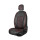 Seat covers suitable for Alfa Romeo 147 Construction year 2001-2010 in color Black Red Set Bangkok