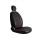 Seat covers suitable for Alfa Romeo 147 Construction year 2001-2010 in color Black Red Set Bangkok