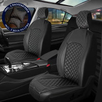 Seat covers for Alfa Romeo 159 from 2005-2011 in black model New York