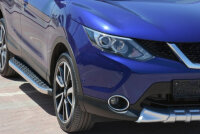 Trittbretter passend f&uuml;r Nissan Qashqai  Bj 2014-2021 Hitit Chrom mit ABE
