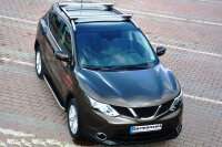 Trittbretter passend f&uuml;r Nissan Qashqai  Bj 2014-2021 Hitit Chrom mit ABE