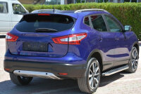 Trittbretter passend f&uuml;r Nissan Qashqai  Bj 2014-2021 Hitit Chrom mit ABE