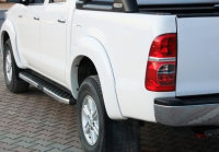 Running Boards suitable for Toyota Hilux from 2015 Hitit chrome with T&Uuml;V