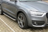 Trittbretter passend f&uuml;r Audi Q3 ab 2011- 2018 Hitit Chrom mit T&Uuml;V