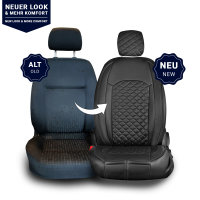 Seat covers for BMW X3 from 2003 in black model New York