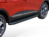 Running Boards suitable for Jeep Grand Cherokee 2005-2010 Ares black with T&Uuml;V