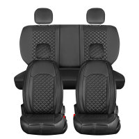 Seat covers for BMW X7 from 2019 in black model New York