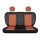 Sitzbez&uuml;ge passend f&uuml;r Chevrolet Trax ab 2013 in Schwarz/Zimt Set New York