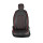 Seat covers for Chrysler 300 C from 2004 in black red model New York