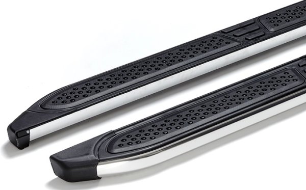 Running Boards suitable for Range Rover Vogue 2002 -2012 Ares chrome with T&Uuml;V