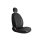 Seat covers for Citroen Berlingo from 2008 in black model New York
